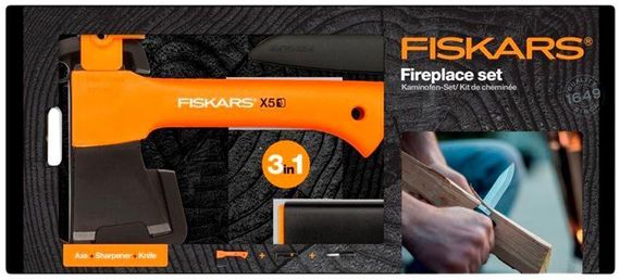 Набір подарунковий Fiskars 1057913 Сокира універсальна Туристична сокира | Зображення 1