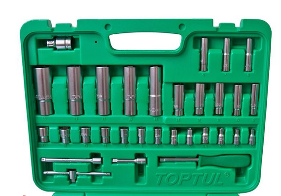 Набор инструмента для автомобилиста 1/4", 1/2" 108шт (12-гр) TOPTUL GCAI108R1 | Зображення 6