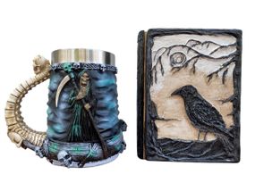 Подарунковий набір Кухоль 3D Підземний 578 і Блокнот 3D «Тінь Ворона»