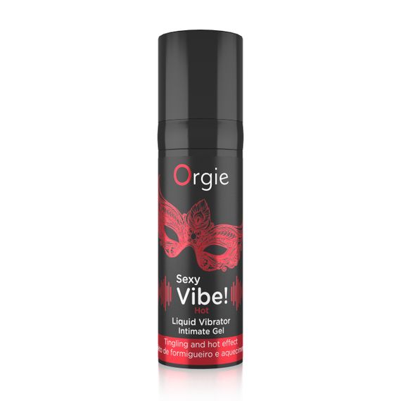 Рідкий вібратор SEXY VIBE, 15 мл вібрація + зігріваючий ефект ORGIE (Бразилія-Португалія) | Зображення 1