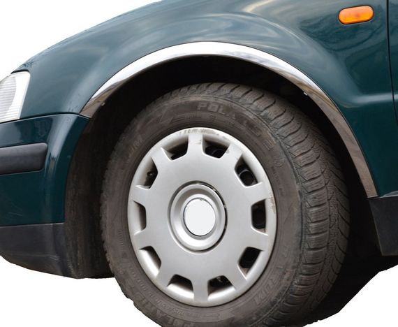 Накладки на арки (4 шт, нерж) SW, 1996-2000 для Volkswagen Passat B5 років | Зображення 1
