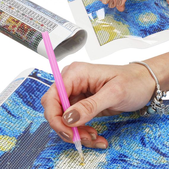 Набір алмазної мозаїки (вишивки) Springos Art 40 x 30 см DP0027 | Зображення 3