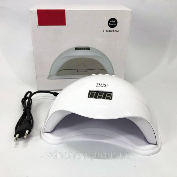 Професійна сушка для гель-лаку Sun 5 nail lamp FD93-1, Світлодіодна LED лампа для манікюру гель-лаку CP-98 | Зображення 6