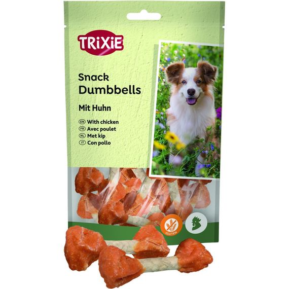 Ласощі Trixie Dumbbells для собак кісточки з куркою 100 г | Зображення 2