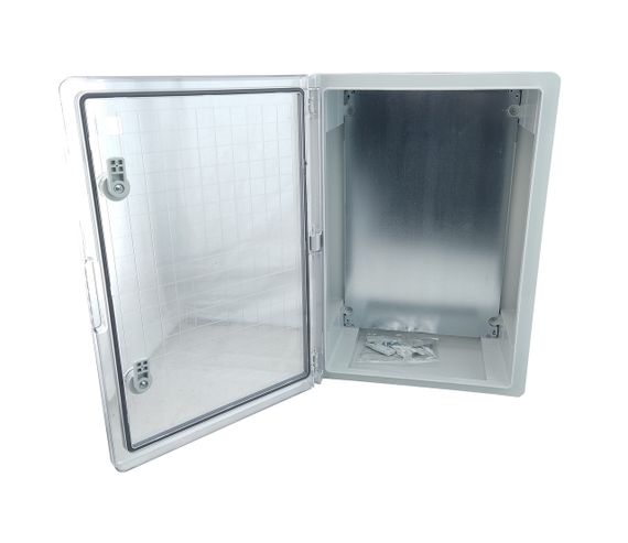 Корпус пластиковый ЩМПп-500х350х190 прозрачные двери ABS IP65 Ny95504610 | Зображення 1