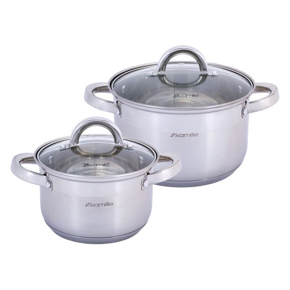 Набор кастрюль Kamille KM-5627S 4 предмета