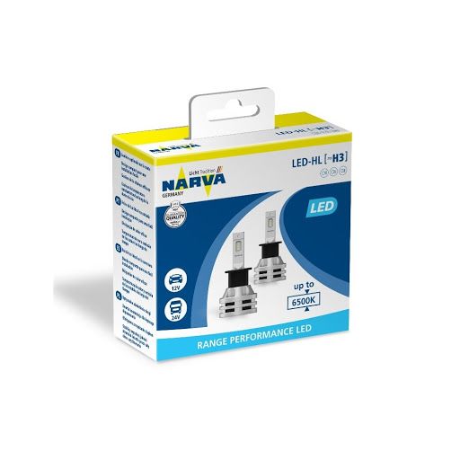 Комплект світлодіодних ламп Narva 18058 H3 12/24v 6500K X2 24W RPL Range Performance | Зображення 2