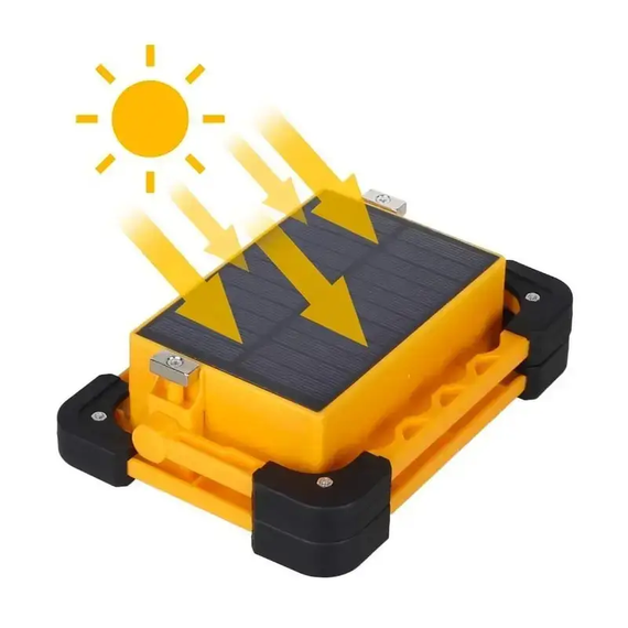 Ліхтар акумуляторний 30W, 3600mAh, Working Lamp JN-882 / Прожектор світлодіодний / Лампа на сонячній панелі | Зображення 2