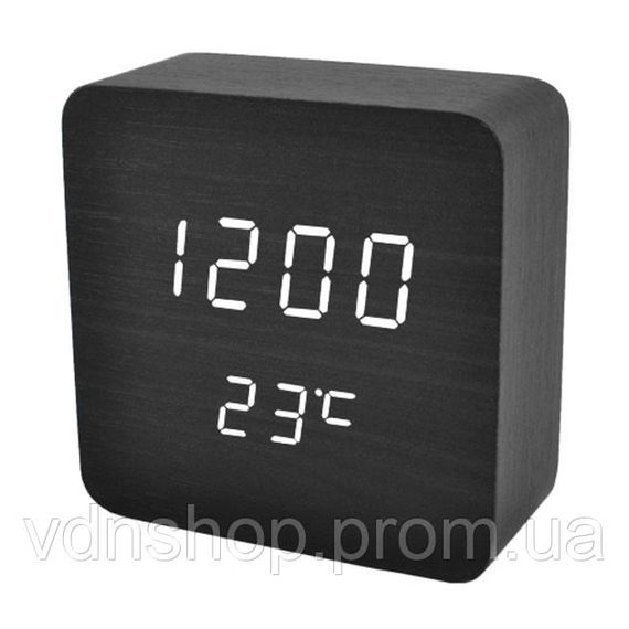 Годинник з температурним і вологісним сенсором VST-872-6, Настільний годинник з будильником WU-48 | Зображення 8