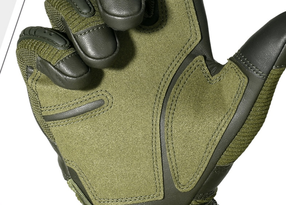 Перчатки тактические Primo Profi полнопалые, сенсорные, размер L - Army Green | Зображення 4