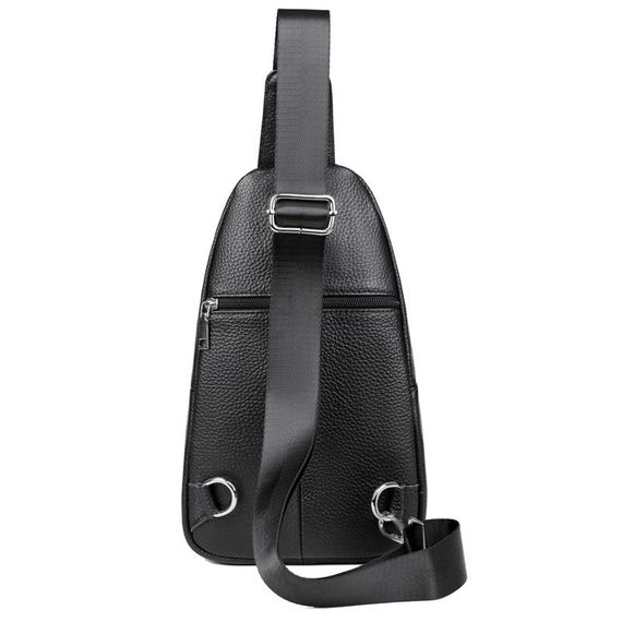 Мужской кожаный слинг на одно плечо сумка кросс боди TIDING BAG A25F-3204-1A | Зображення 8