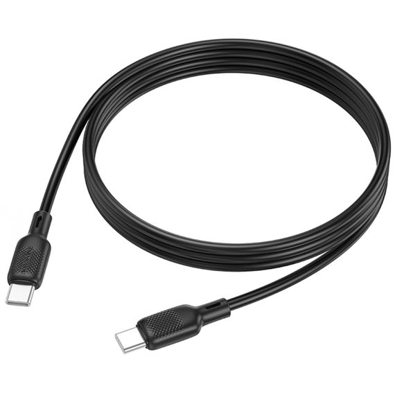 Дата кабель Borofone BX113 Lenny Type-C to Type-C 60W (1m) Black | Зображення 4
