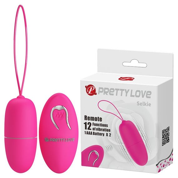 Виброяйцо с пультом ду Pretty Love - SELKIE, BI-014865W-1 sexstyle