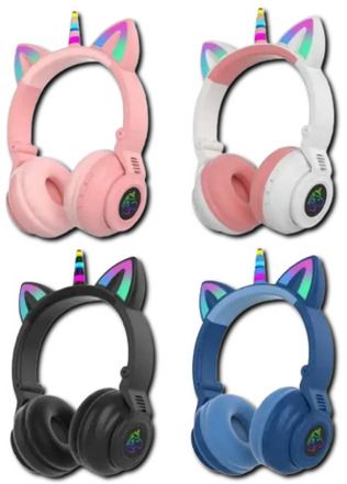 Навушники з котячими вушками Bluetooth 5.0 XPRO STN-27 (41171-STN-27_299)