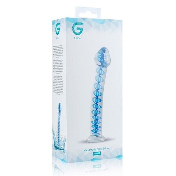 Скляний дилдо Gildo Glass Dildo No. 4, для точки G та простати Sex Aura | Зображення 3