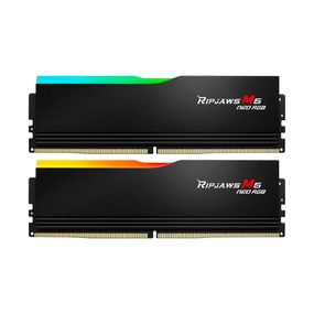 Модуль пам&#039;яті для комп&#039;ютера DDR5 48GB (2x24GB) 6000 MHz Ripjaws M5 Neo RGB Matte Black G.Skill (F5-6000J3036F24GX2-RM5NRK)
