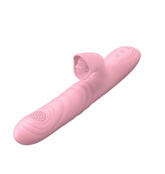 Вибратор Angelia, USB 3 функции стрельбы / 20 вибраций Flesh Sex Aura | Зображення 1