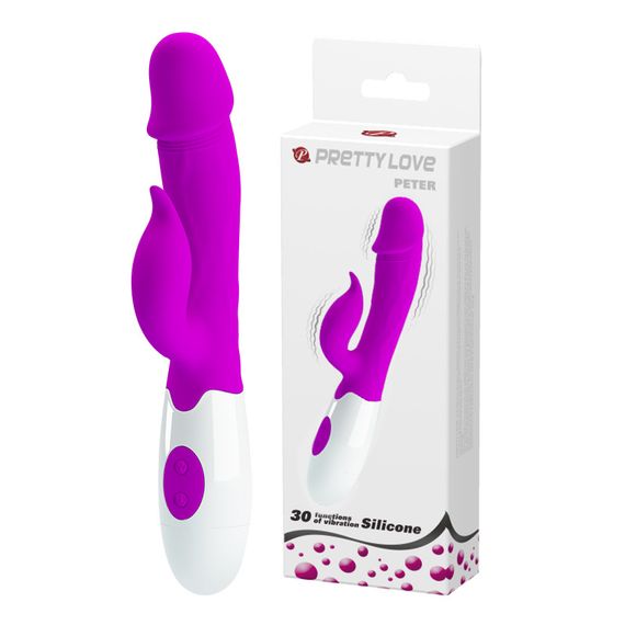Вібратор - Pretty Love Peter Vibrator Purple sexstyle