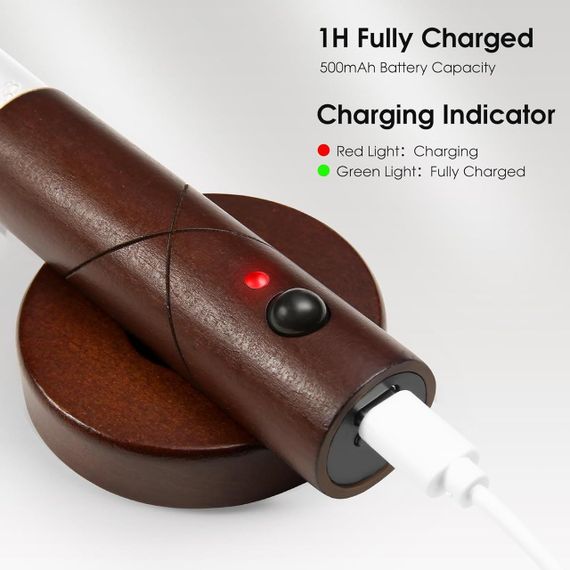 Нічник перезаряджуваний, з датчиком руху для приміщень, теплий білий регульований нічник | Зображення 3