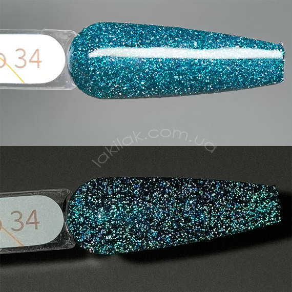 Світловідбивний гель-лак Gelix Disco №34 8мл