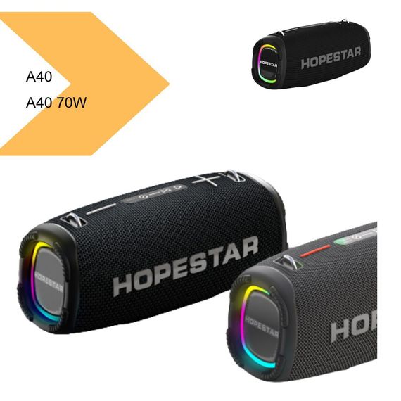 Колонка Hopestar A40 70W з мікрофоном, чорний (42811-A40_3218) | Зображення 1