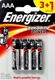 Батарейка калюжна AAA/LR03 (бл-3+1шт) Energizer Power
