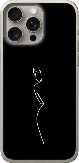 Чехол на iPhone 15 Pro Max Силуэт1 "4590u-3098-17620"