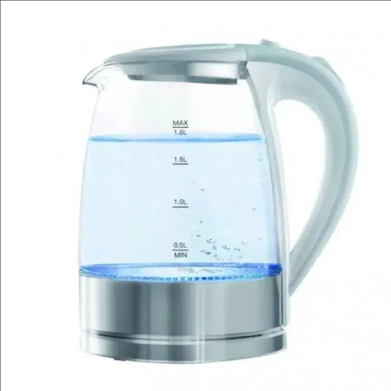 Електричний чайник Goldteller MG-07 Blue, стильний скляний корпус з LED-підсвіткою, XPRO (MER-14808_414) | Зображення 4