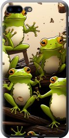Чехол на iPhone 8 Plus Жабки "5656u-1032-17620"