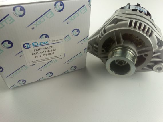 Генератор ВАЗ 1118  90А, Eldix (ELD-A-1118-90A) фишка (1118-37010005)