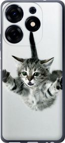 Чехол на Tecno Spark 10 Pro Летящий котёнок "2322u-3022-17620"