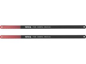 Полотно по металу 300х12х0,65 мм BIMETAL 2 штуки YATO YT-3461