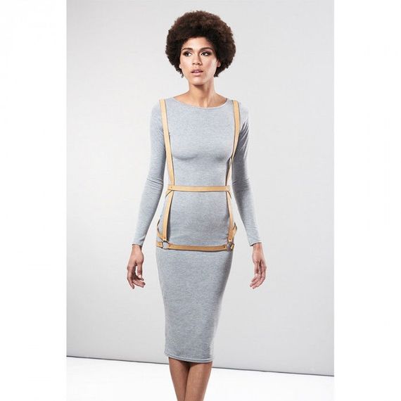 Портупея жіноча Arrow Dress Harness бежева, One Size | Зображення 4