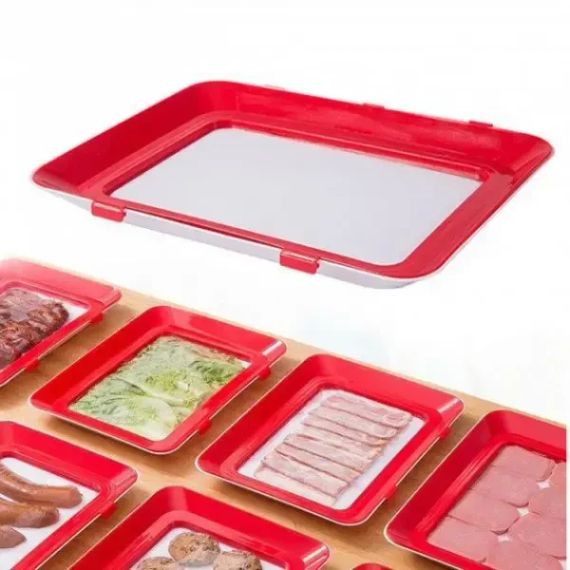 Розумний піднос для зберігання їжі Supretto з кришкою для нарізки та продуктів | Зображення 3