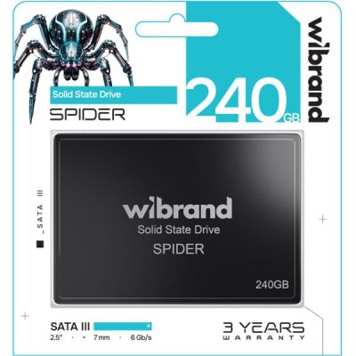 Накопитель SSD 2.5" 240GB Spider Wibrand (WI2.5SSD/SP240GBST) | Зображення 1
