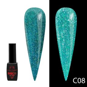 Гель-лак світовідбивний, Global Fashion Disco №C08 (8мл)