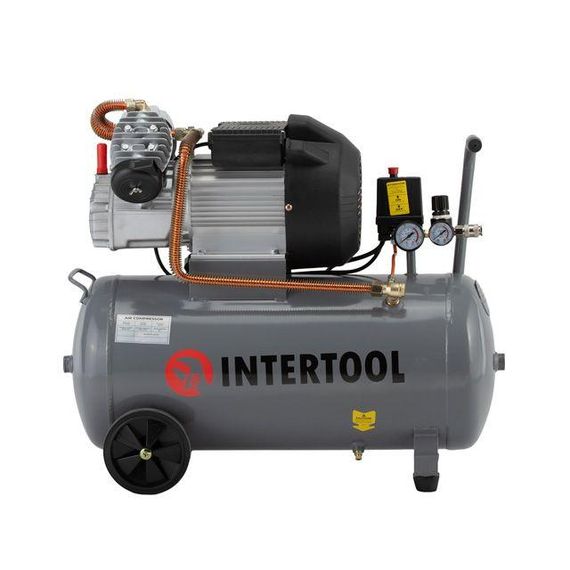 Компресор 50 л, 10 aтм, 420 л/хв INTERTOOL PT-0007