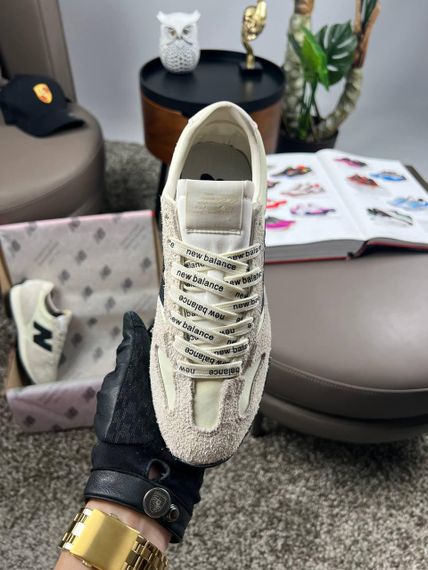 Кросівки New 471 Beige Black , текстиль , В'єтнам | Зображення 4