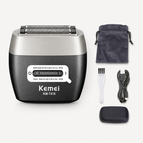 Електробритва Km-t416 13000 об/хв / Акумуляторний шейвер KEMEI 1600 мАг