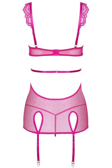 Сорочка Beauty Night PEYTON CHEMISE & thong Вишневый L/XL | Зображення 4