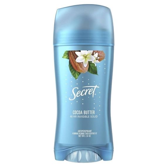 Дезодорант-антиперспирант женский Secret 48h Invisible solid Cacao butter (73 г)