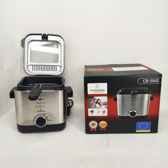 Фритюрница для дома на 1.5л Crownberg CB-5542 1200Вт WF-89 | Зображення 4