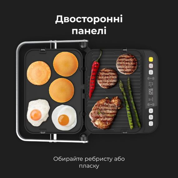 Электрогриль контактный AENO EG5 AEG0005 2000 Вт серебристый | Зображення 8