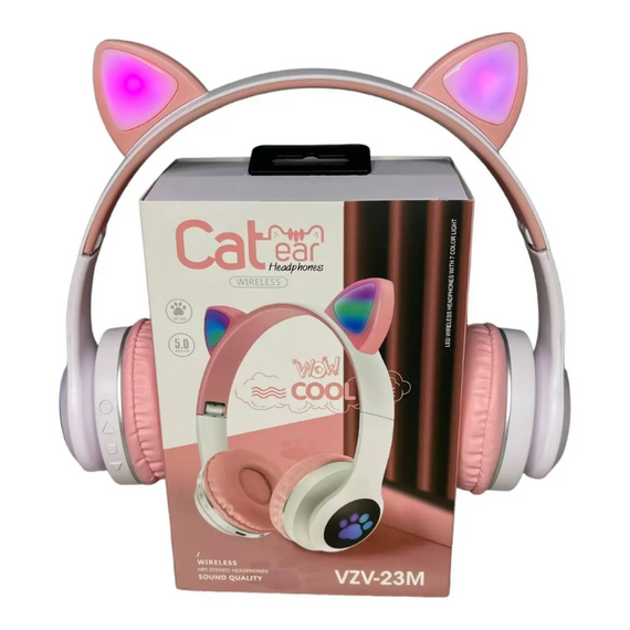 Бездротові навушники від Bluetooth, Навушники для дітей з котячими вушками   знижка | Зображення 4