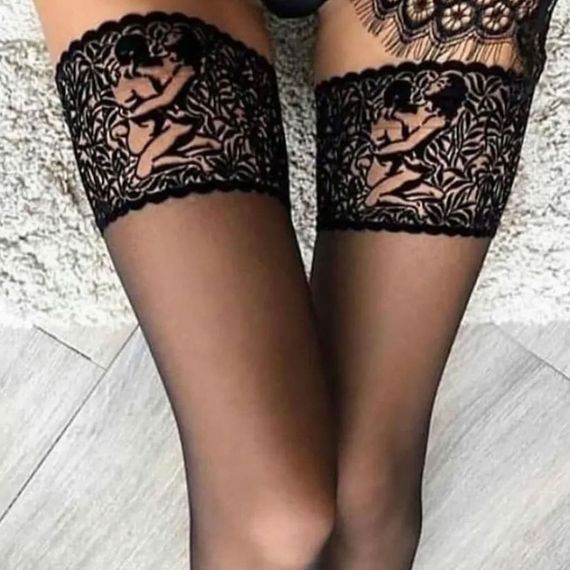 Панчохи Babydoll 48 Чорний 0007 | Зображення 5