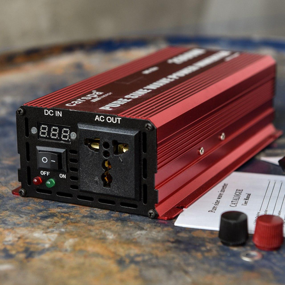 Інвертор перетворювач Carspa 2000W чистий синус | Зображення 3
