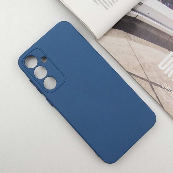 Чехол Silicone Cover Lakshmi Full Camera (A) для Samsung Galaxy M14 5G Синий / Navy Blue | Зображення 1