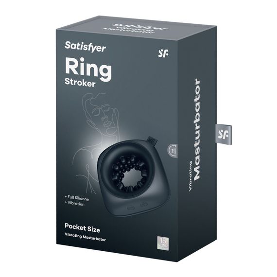 Мастурбатор Satisfyer Ring Stroker, 12 режимов вибрации, универсальный, компактный | Зображення 5