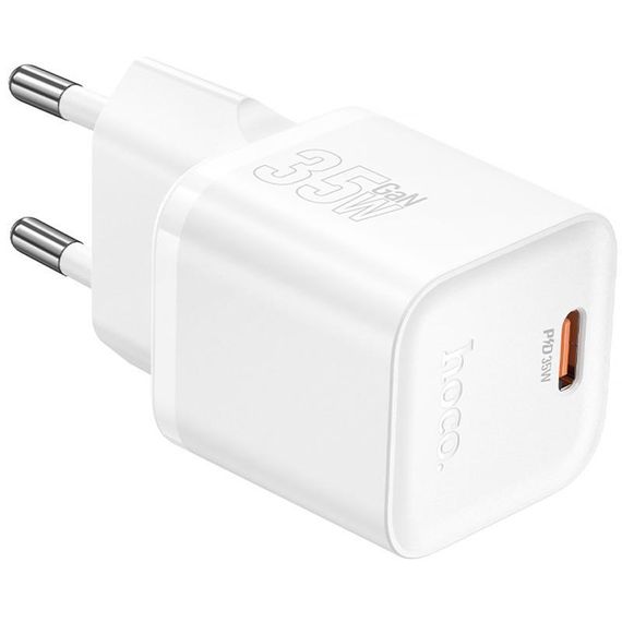 МЗП Hoco N66 Ingenious PD35W (1USB-C) White | Зображення 1