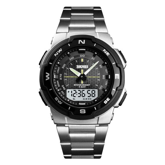 Чоловічий годинник Skmei 1370SI Silver